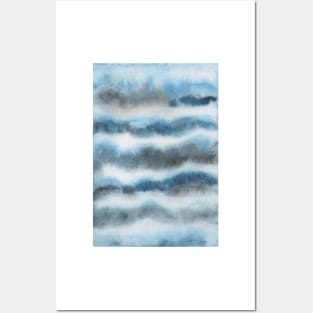 Waves tie dye Posters and Art